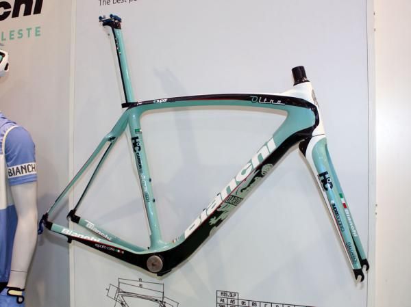 The Oltre is Bianchi's new top-end road frame.