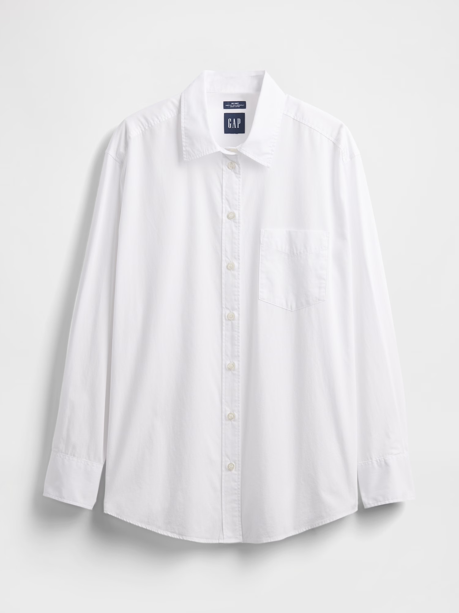Gap, Organic Cotton Poplin Big Shirt