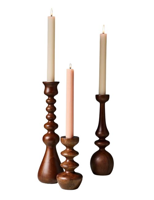 Helen Wooden Candle Holder