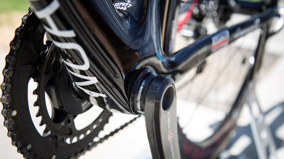 Valls rides a size S frameset