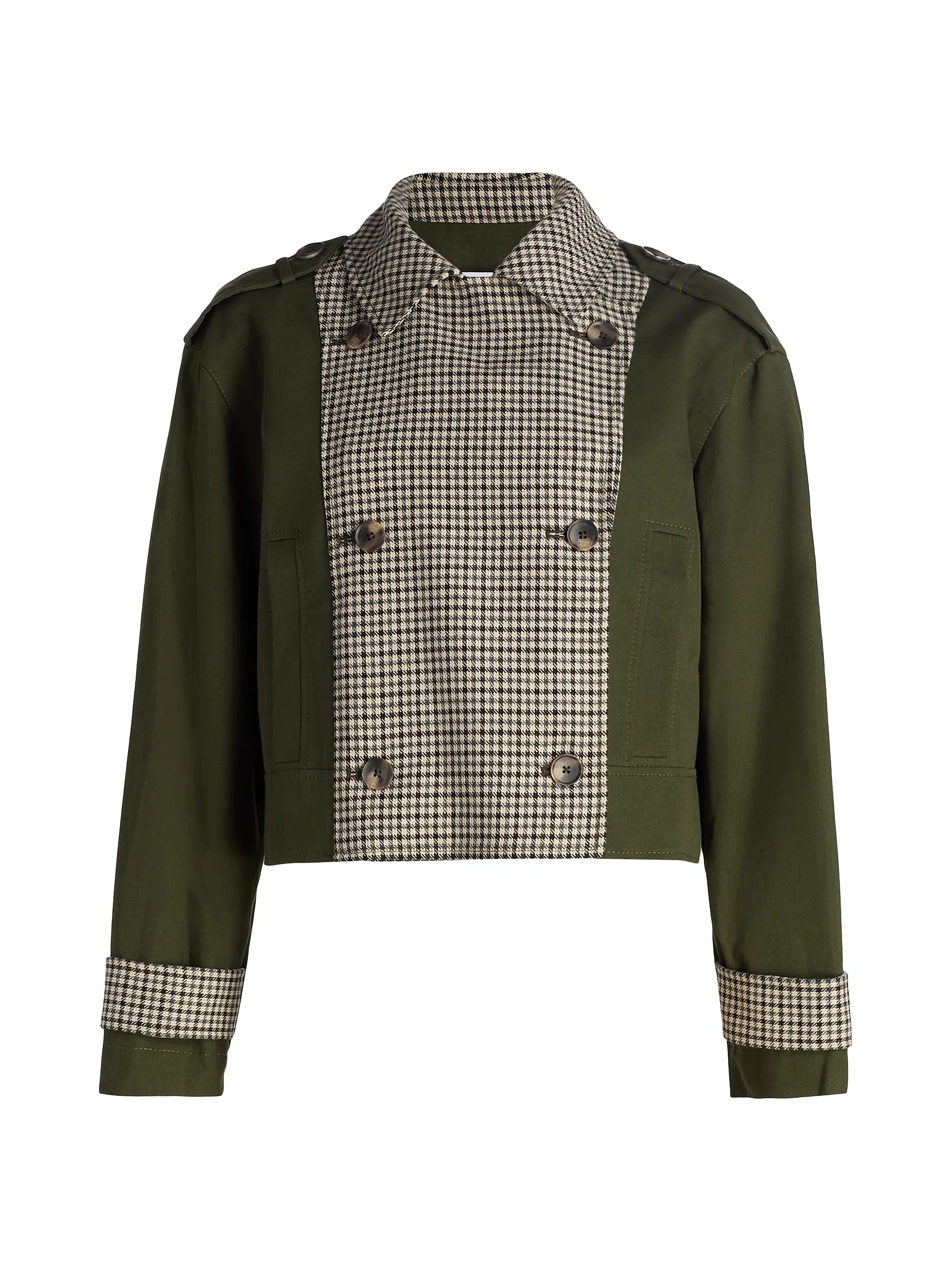 Tanya Taylor, Walton Gingham Cotton Double-Breasted Jacket