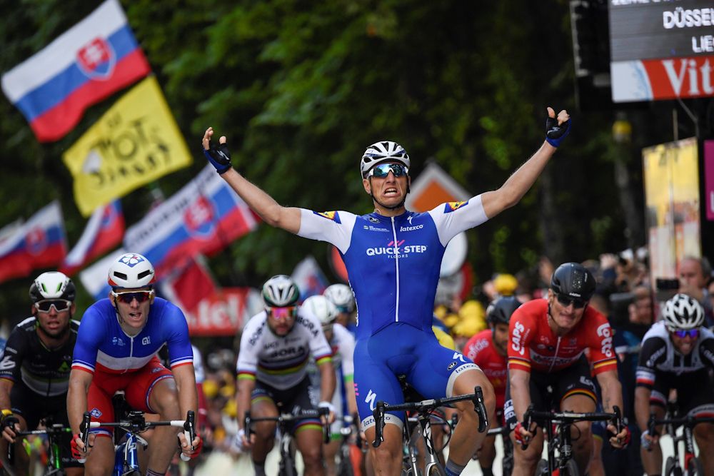 Marcel Kittel (Quick-Step Floors) wins stage 2 of the 2017 Tour de France