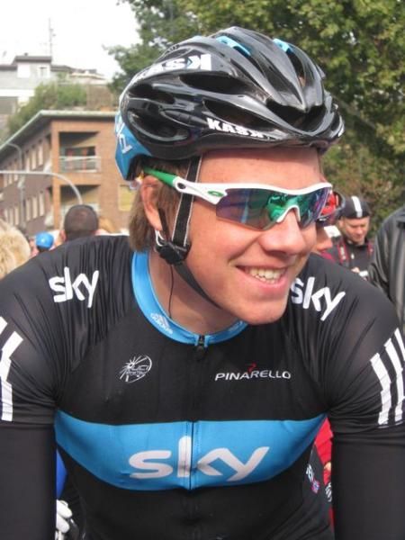Edvald Boasson Hagen (Team Sky) at the start.