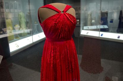 A dress Michelle Obama wore to an inaugural ball in 2013.