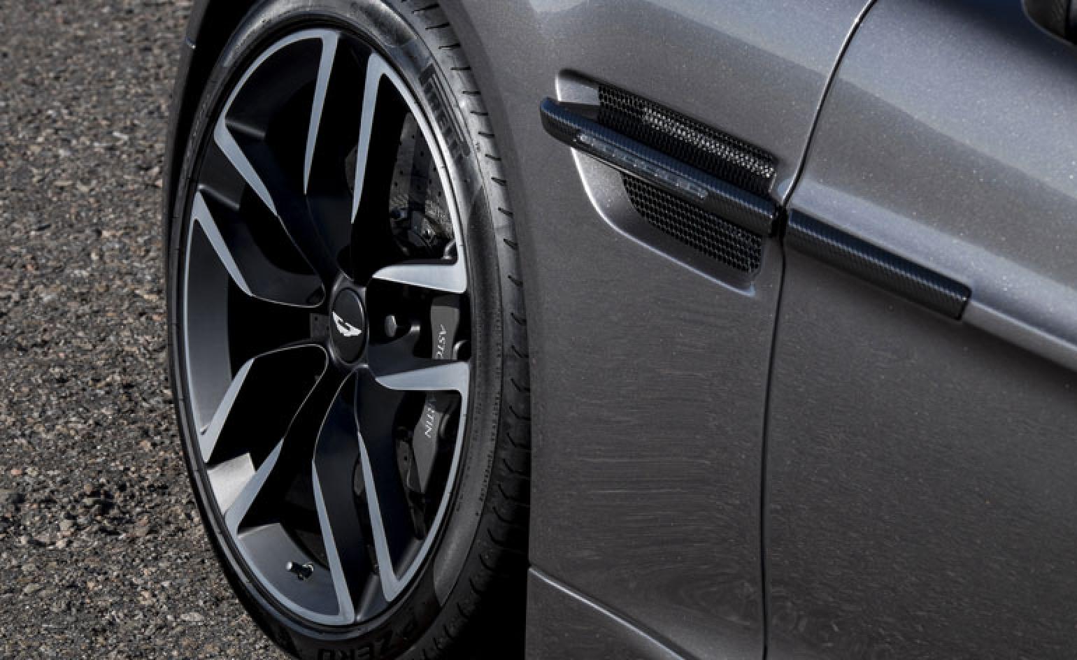Power has never been a problem for the Vanquish, nor has handling, thanks to its ten-spoke forged alloy wheels