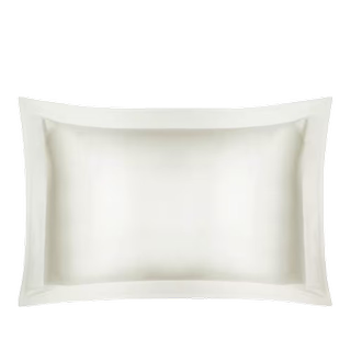 Organic Mulberry Silk Oxford Pillowcase, Natural Cream