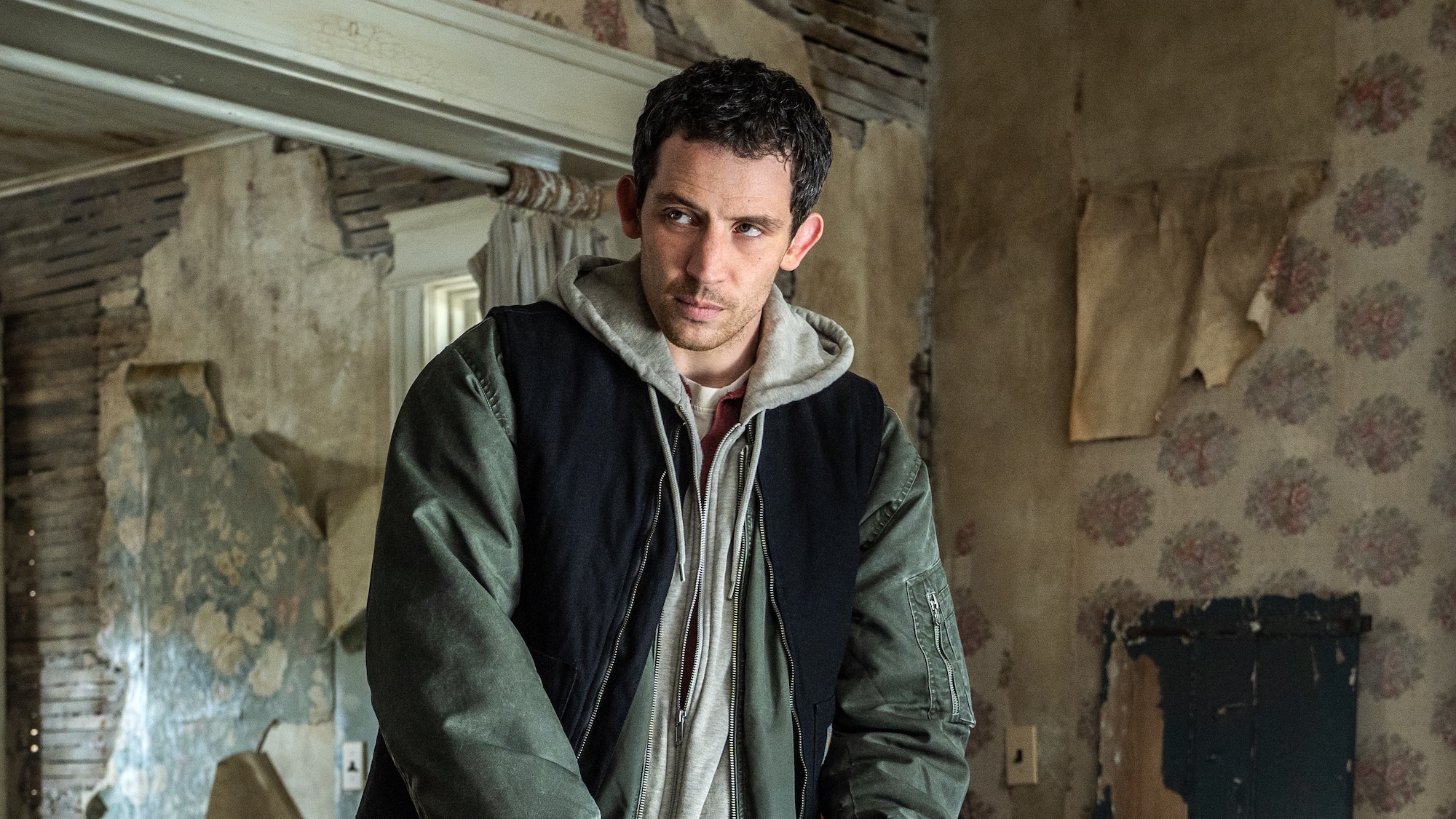 Josh O'Connor in DISCLOSURE DAY, directed by Steven Spielberg.
