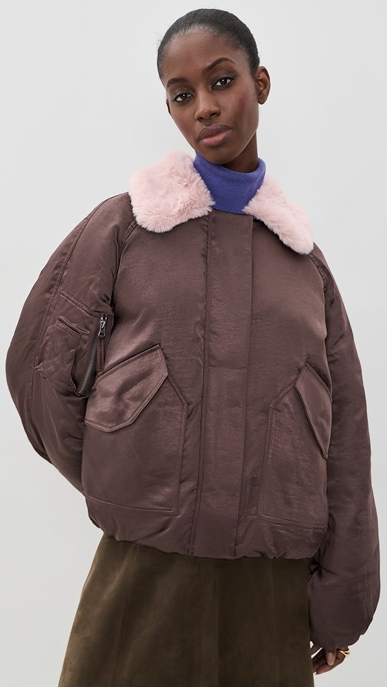 Meg Puffer Jacket - Brown