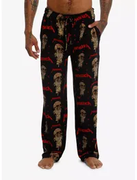 Hot Topic Metallica One Allover Print Pajama Pants