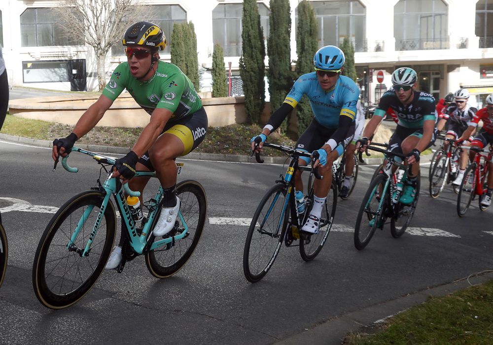 Dylan Groenewegen (Team LottoNL - Jumbo) in the bunch during stage 3