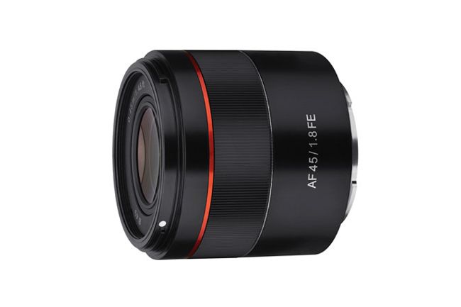Rokinon AF 45mm F1.8 FE. Image credit: Rokinon