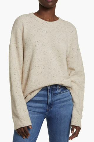 Treasure & Bond Speckled Relaxed Fit Sweater 