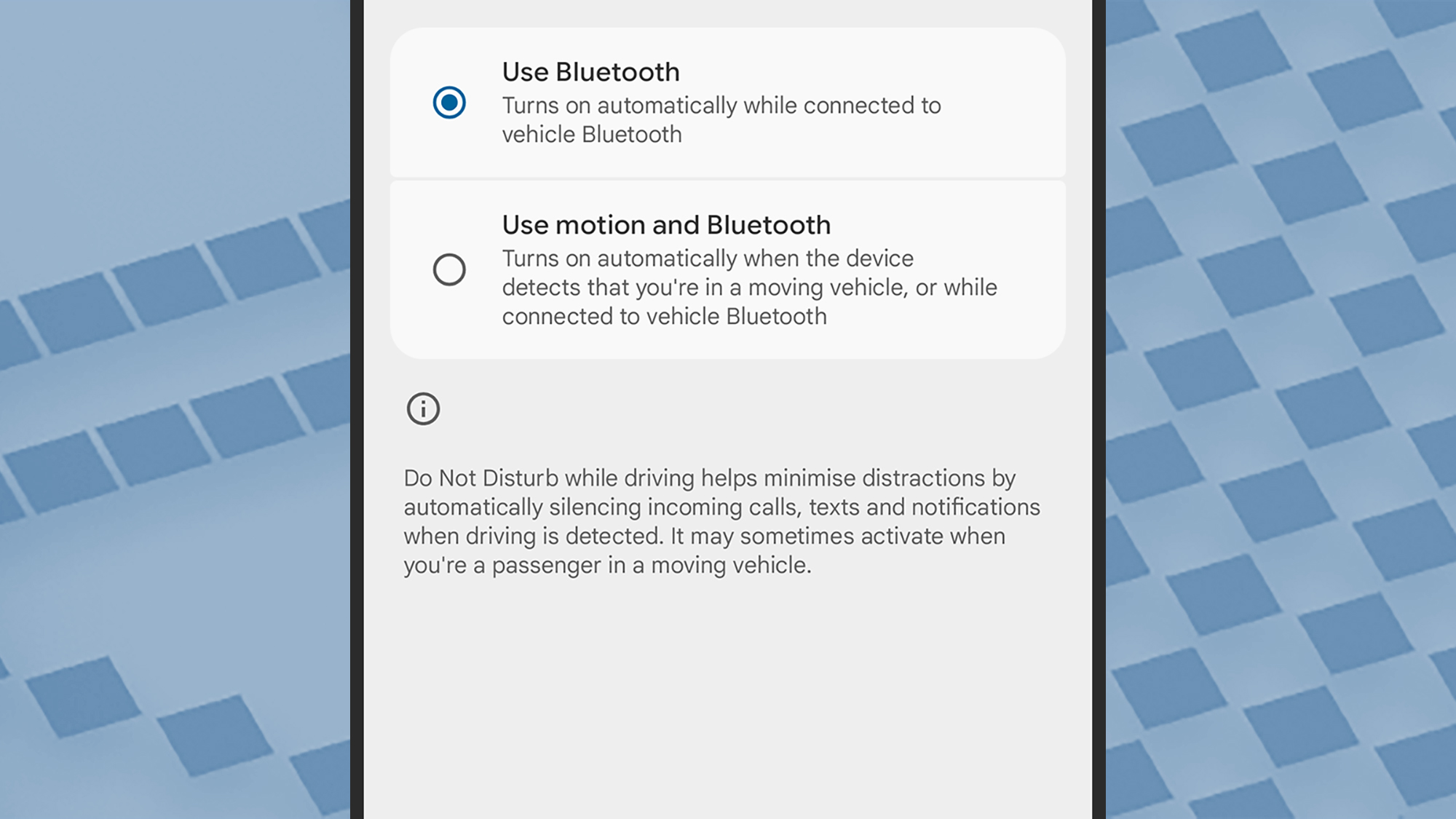 Android Auto settings