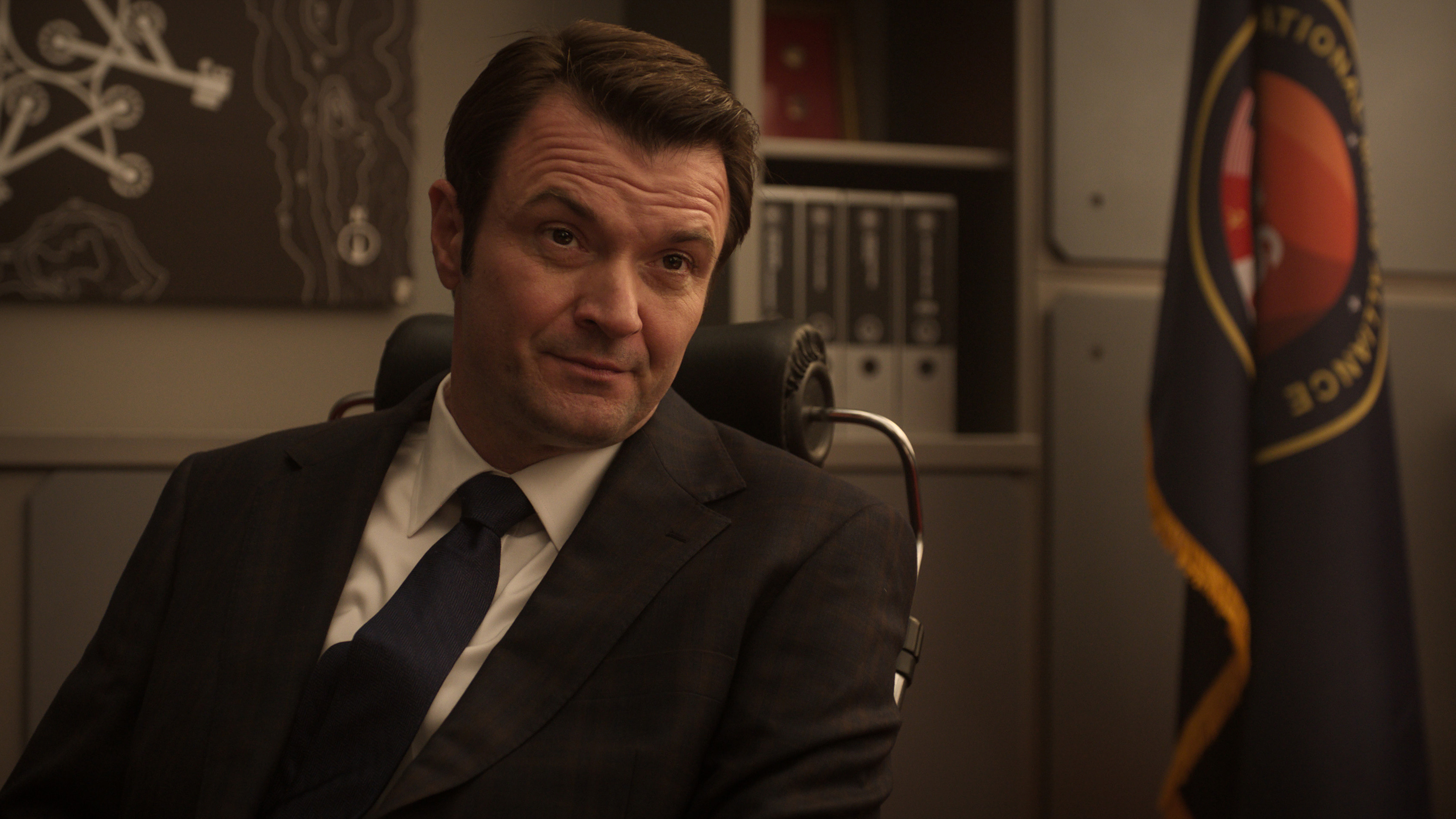 An early still image from For All Mankind season 5 showing Costa Ronin as Leonid "Lenya" Polivanov