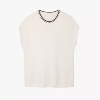 Embroidered-stitch sleeveless knitted top: was £89now £44.50 at Selfridges (save £44.50)