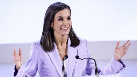 Queen Letizia of Spain attends "Proyectos Sociales De Banco Santander" at El Solaruco on June 11, 2024 in Madrid, Spain