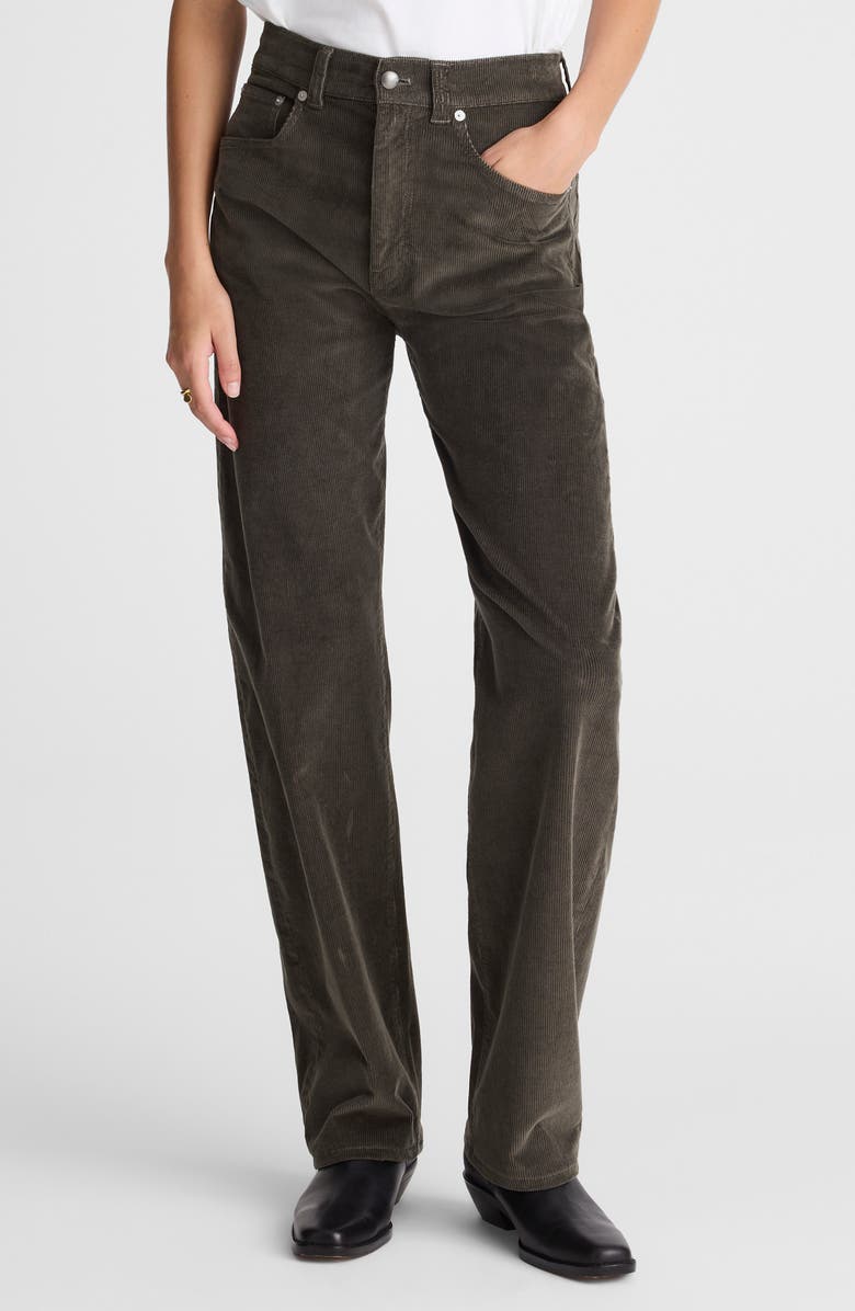 High Waist Balloon Corduroy Pants
