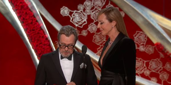 Gary Oldman and Allison Janney Presenting Best ACtor at the 2019 Academy Awards