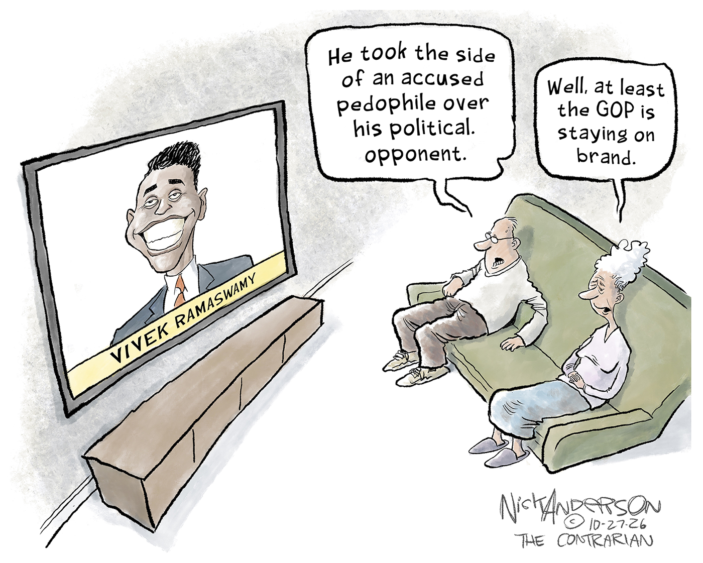 Political cartoon