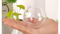DIY Fillable Baubles (set of 10)