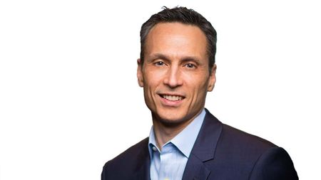 Bristol, CT - April 25, 2018 - Photo Studio: Portrait of Jimmy Pitaro.(Photo by Joe Faraoni/ ESPN Images)