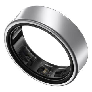 Render of the titanium silver Samsung Galaxy Ring