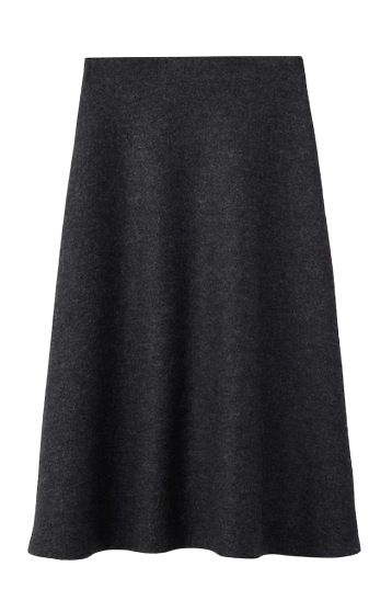Mango , A-Line Wool Skirt 