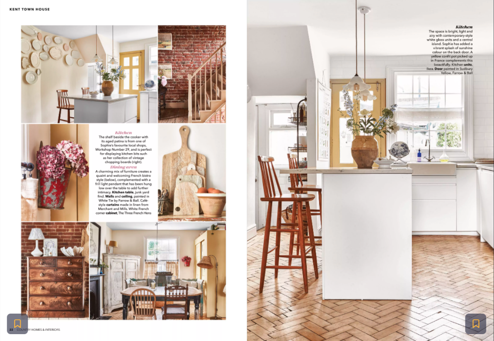 Country Homes &amp; Interiors April 2021 issue pages