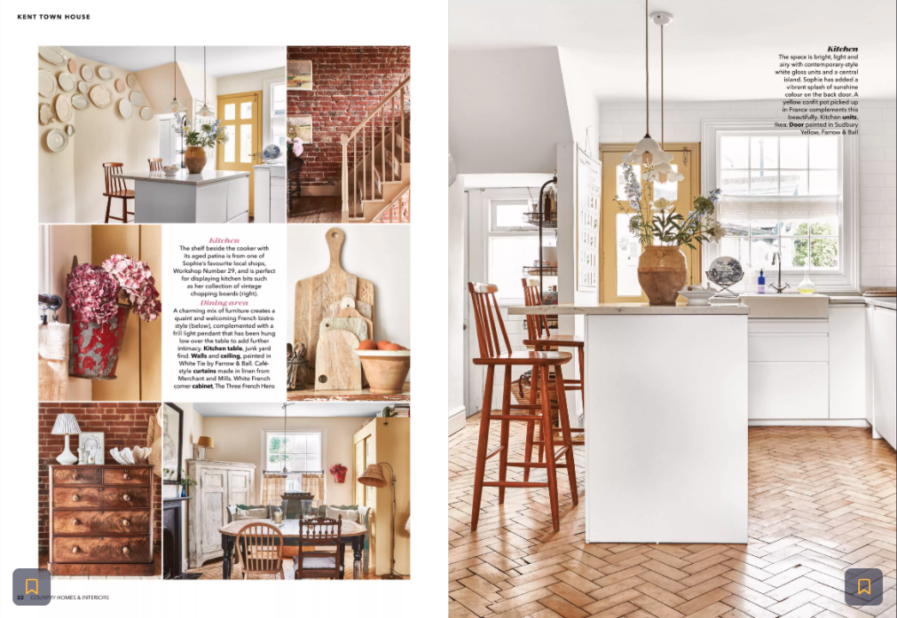 Country Homes & Interiors April 2021 issue pages