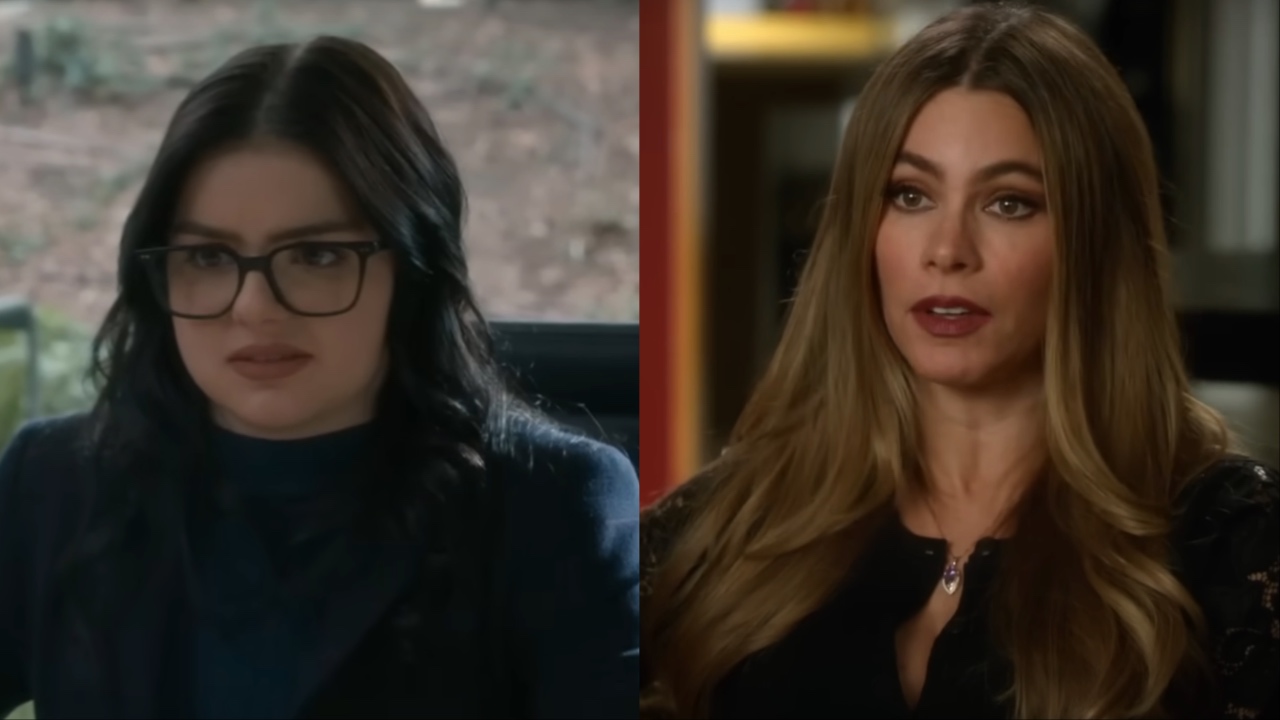 Ariel Winter as Alex and Sofia Vergara as Gloria in Modern Family