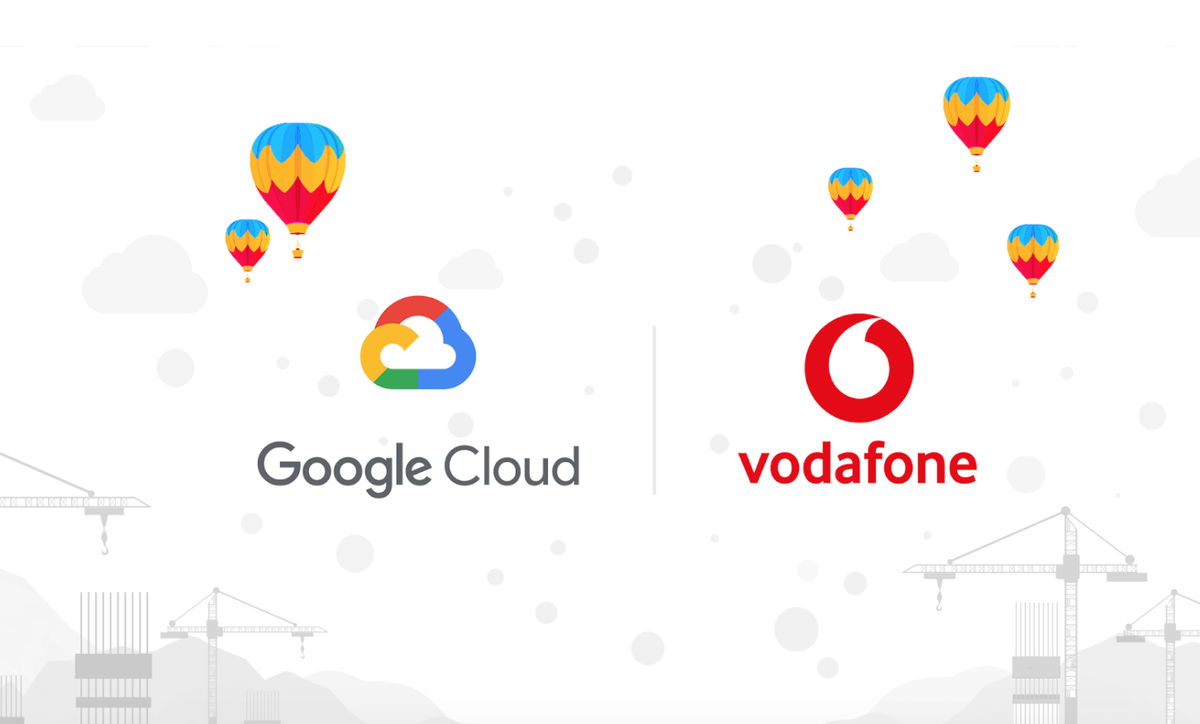 Google Drive and Vodafone Logo