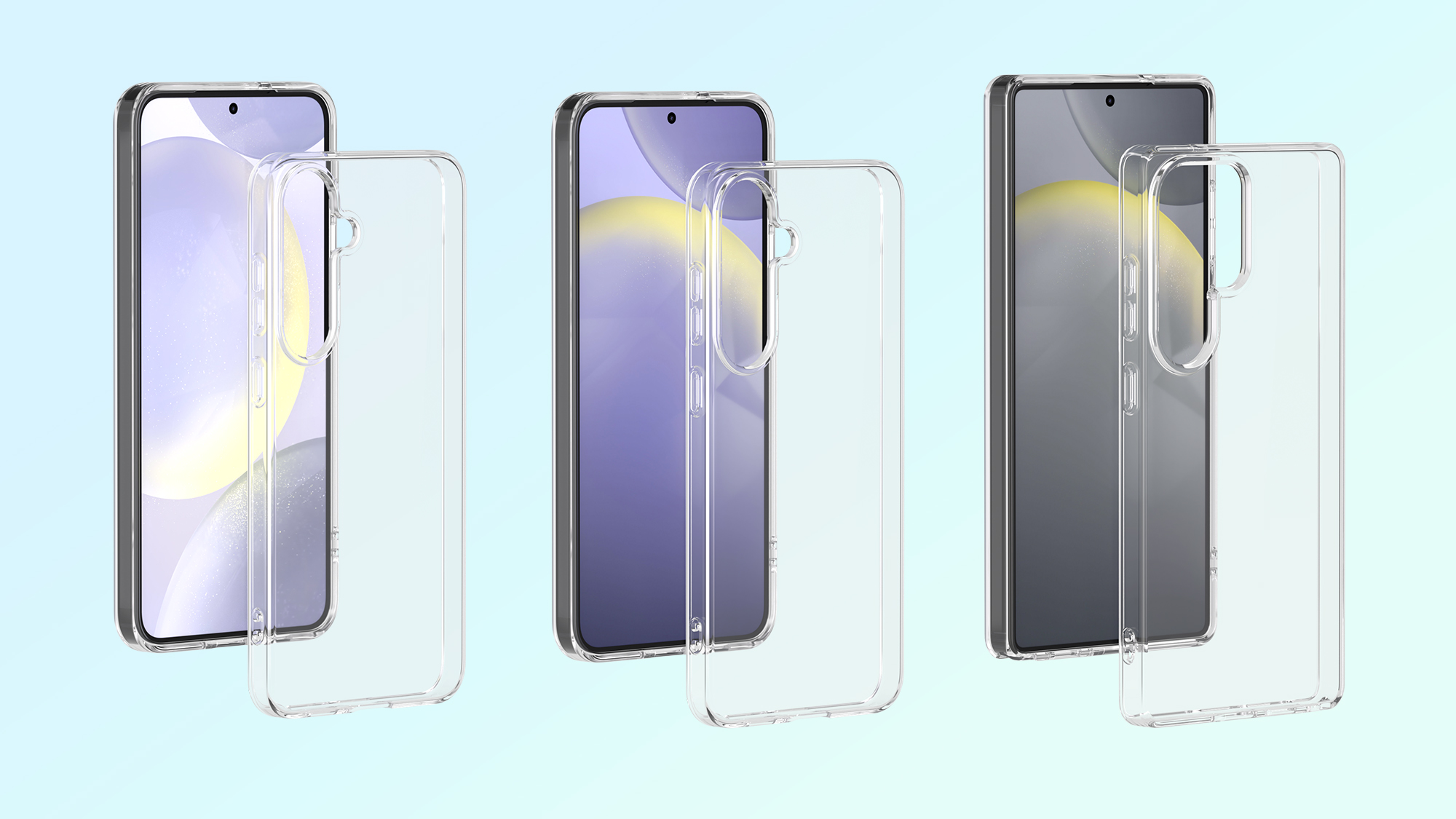 Samsung Galaxy S25 case leak with covers for Galaxy S25, S25 Plus and S25 Ultra