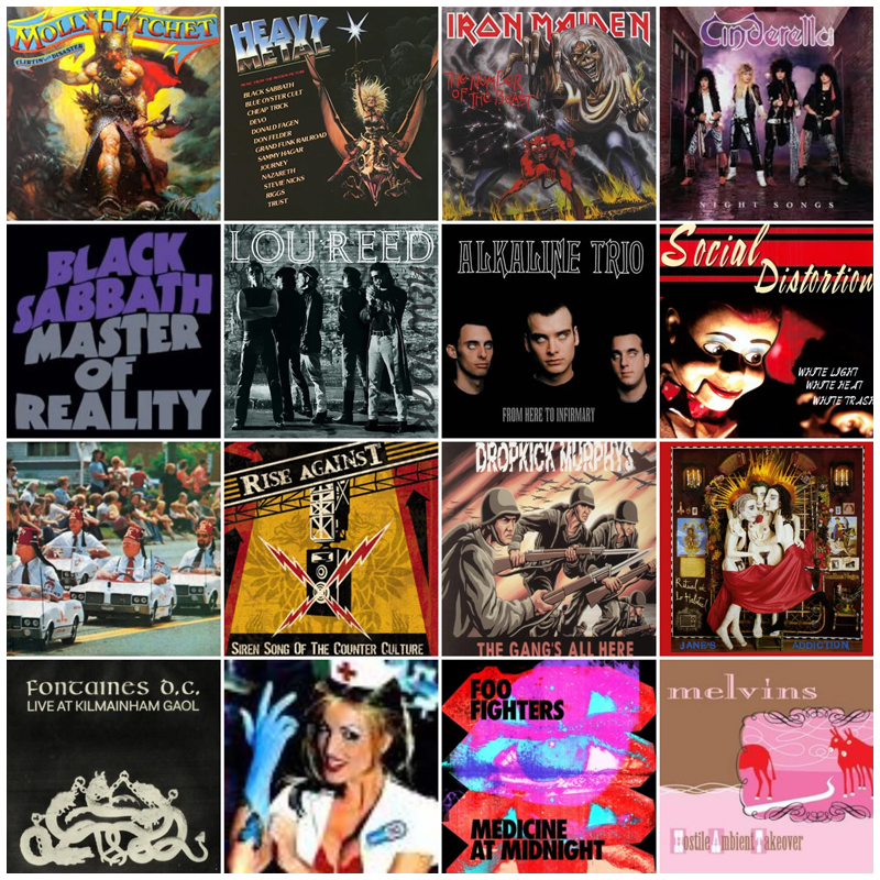 A surprise assortment of vinyl records is a great 50th birthday gift idea if he loves analog