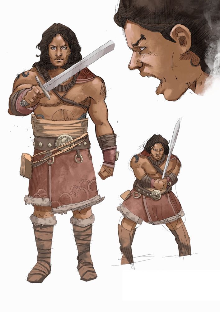 Character designs from Diablo: Dawn of Hatred.
