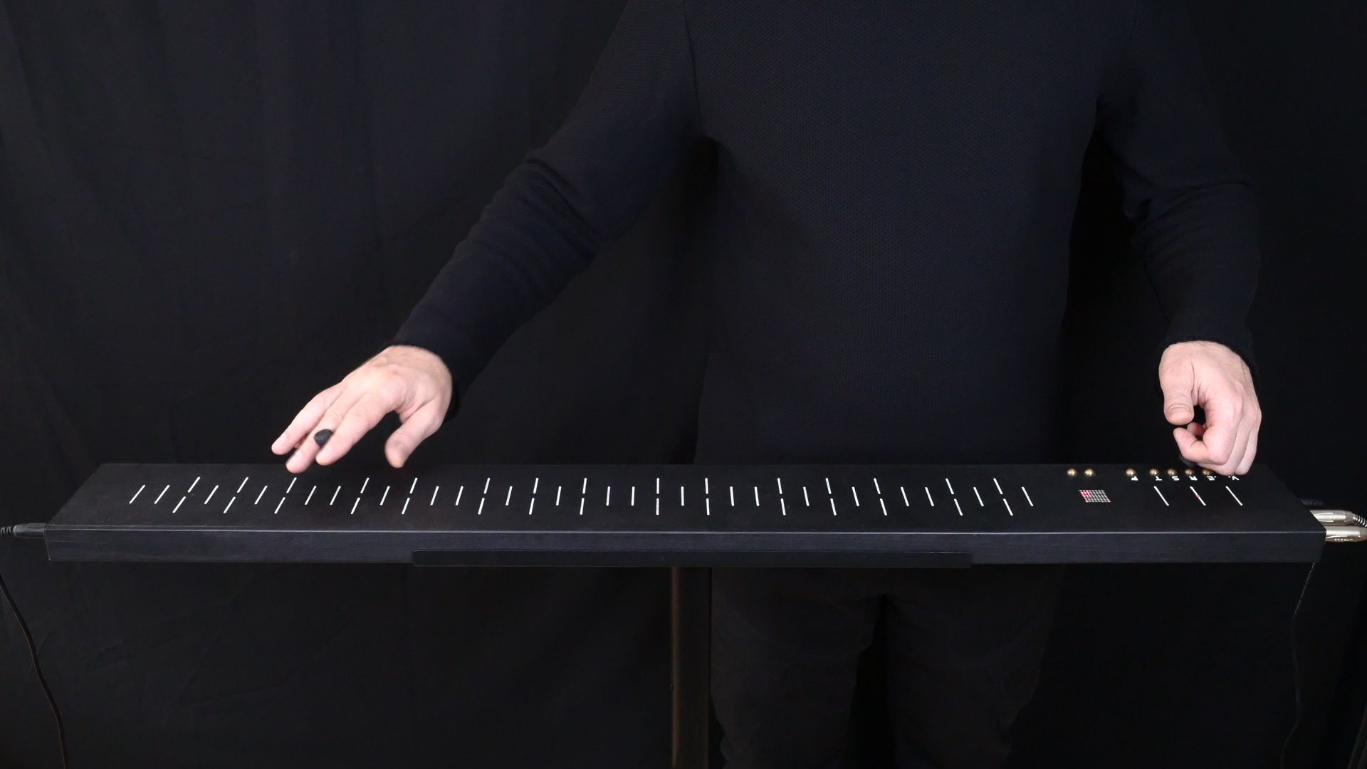 It's a theremin on steroids