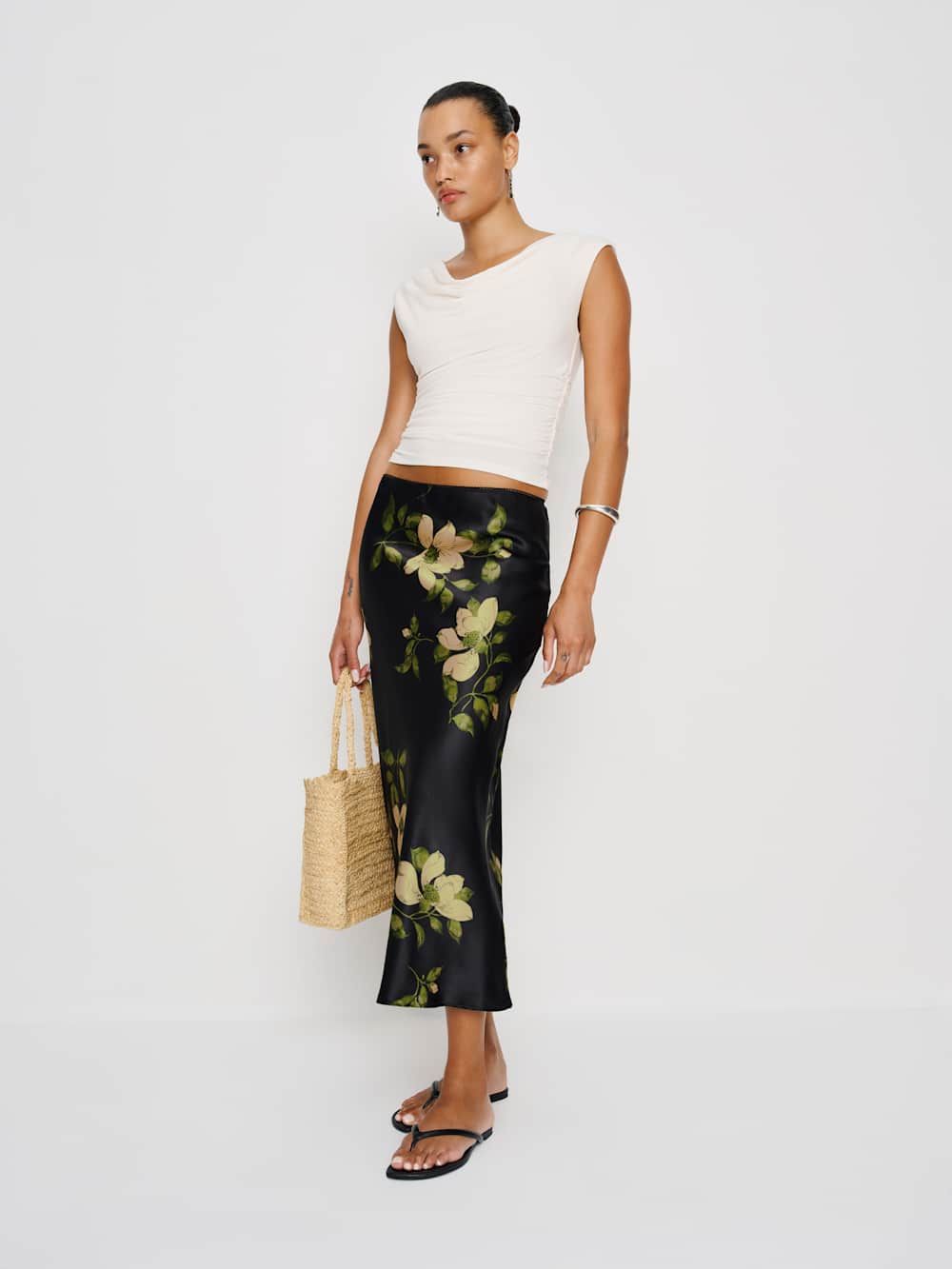 Layla Silk Skirt