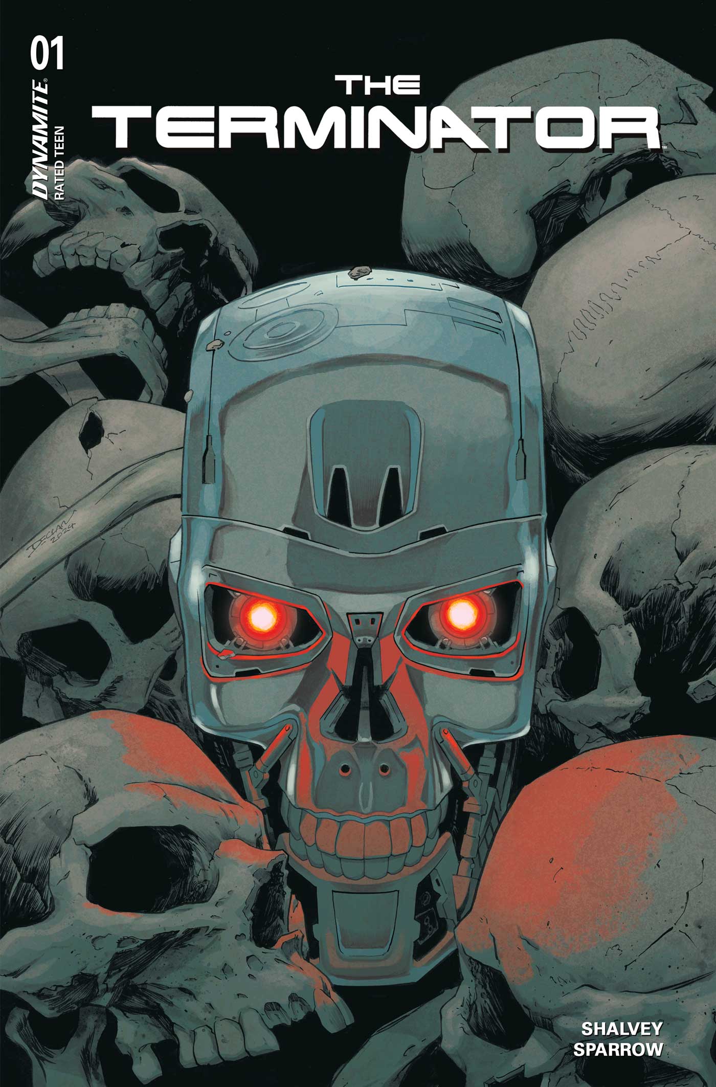 El nuevo cómic The Terminator de Dynamite lleva la saga de robots asesinos de James Cameron a sus aterradoras raíces de "pulp noir"