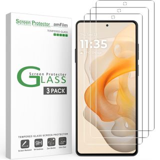 amFilm 3 Pack Moto G Stylus 2024 5G Tempered Glass Screen Protector