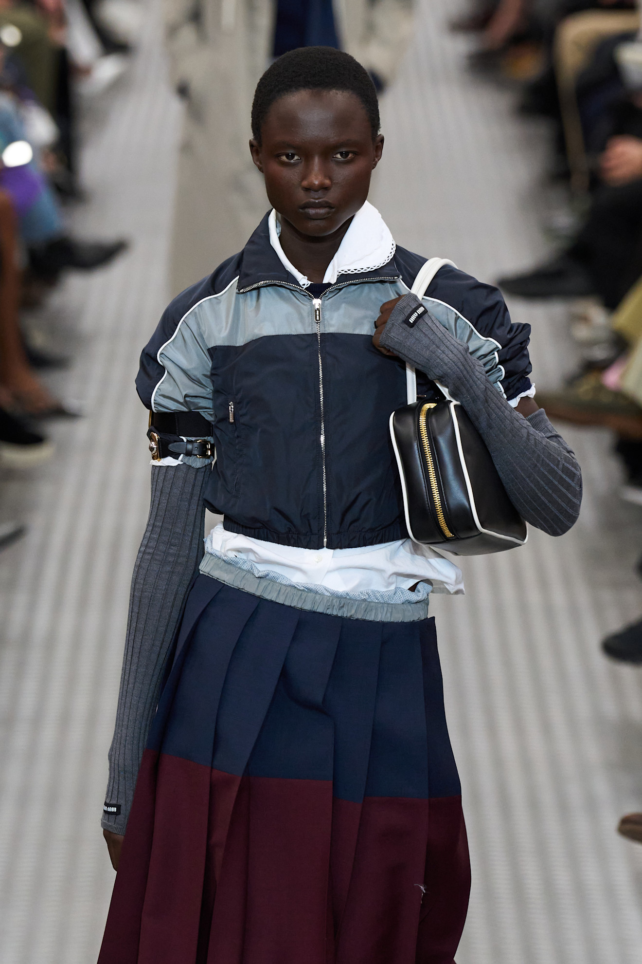 Miu Miu windbreaker on the runway