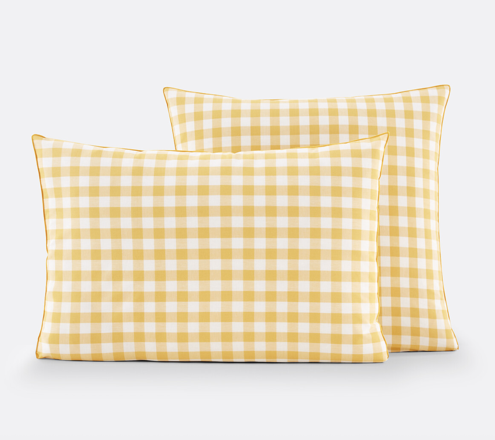 Veldi Yellow Cotton Pillowcase