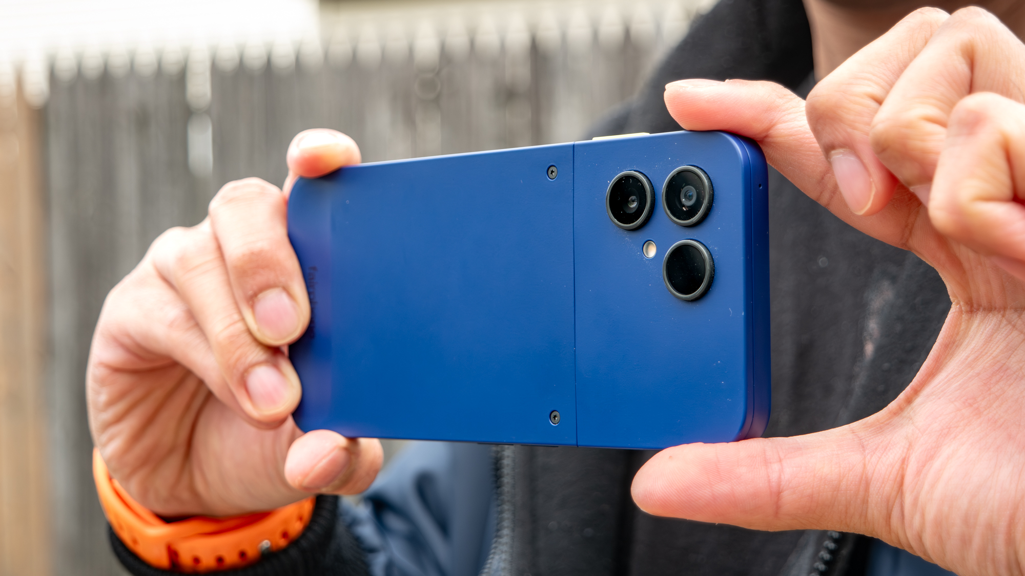 Fairphone 6+ taking a photo.