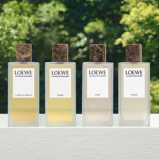 Loewe Un Paseo por Madrid perfume bottles