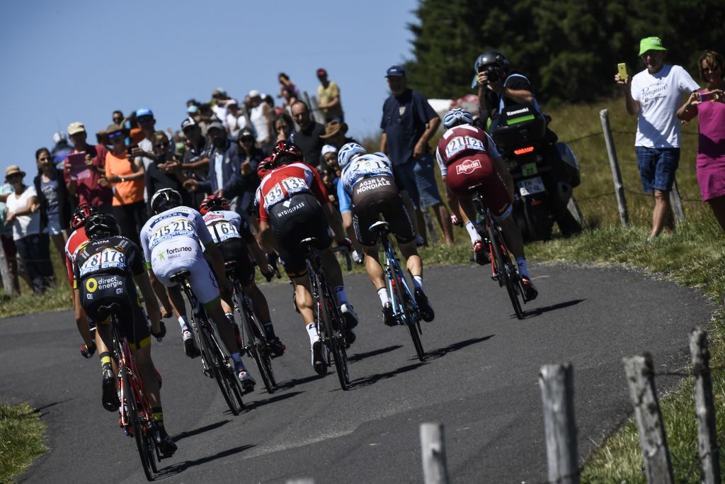 The breakaway on stage 15 of the Tour de France