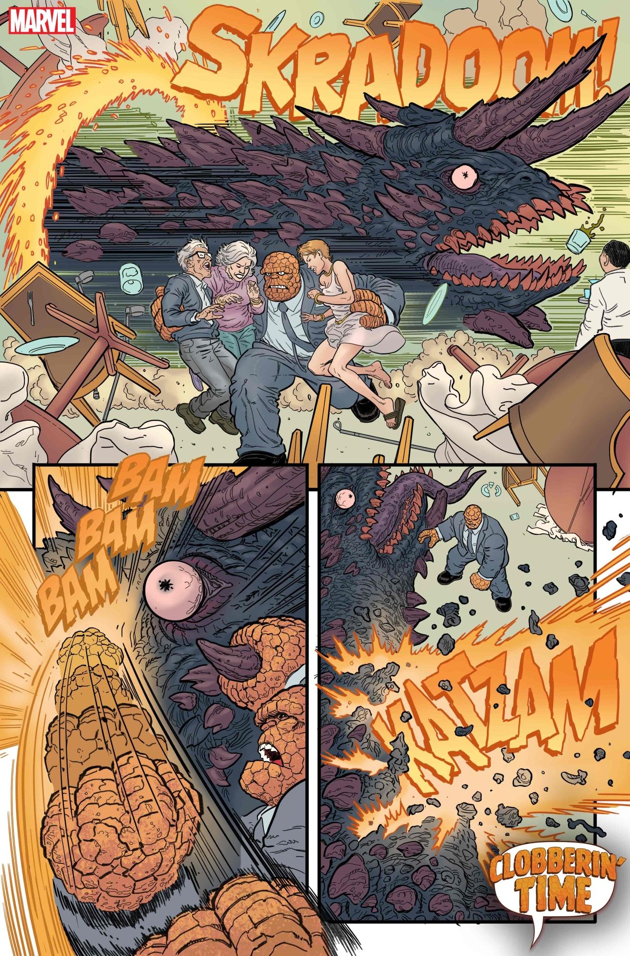 Clobberin' Time #3 interior art