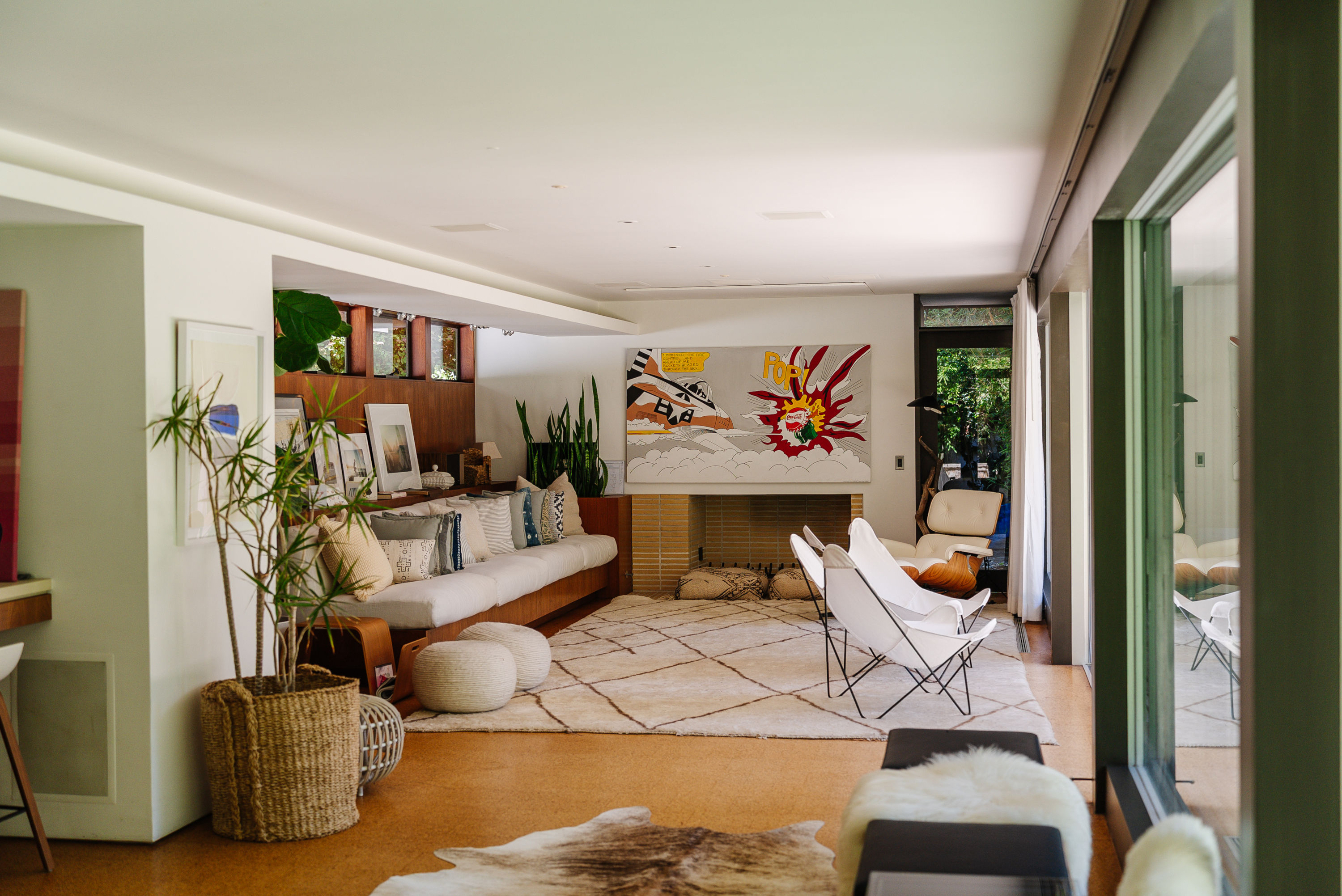 Main living area, Case Study House #20