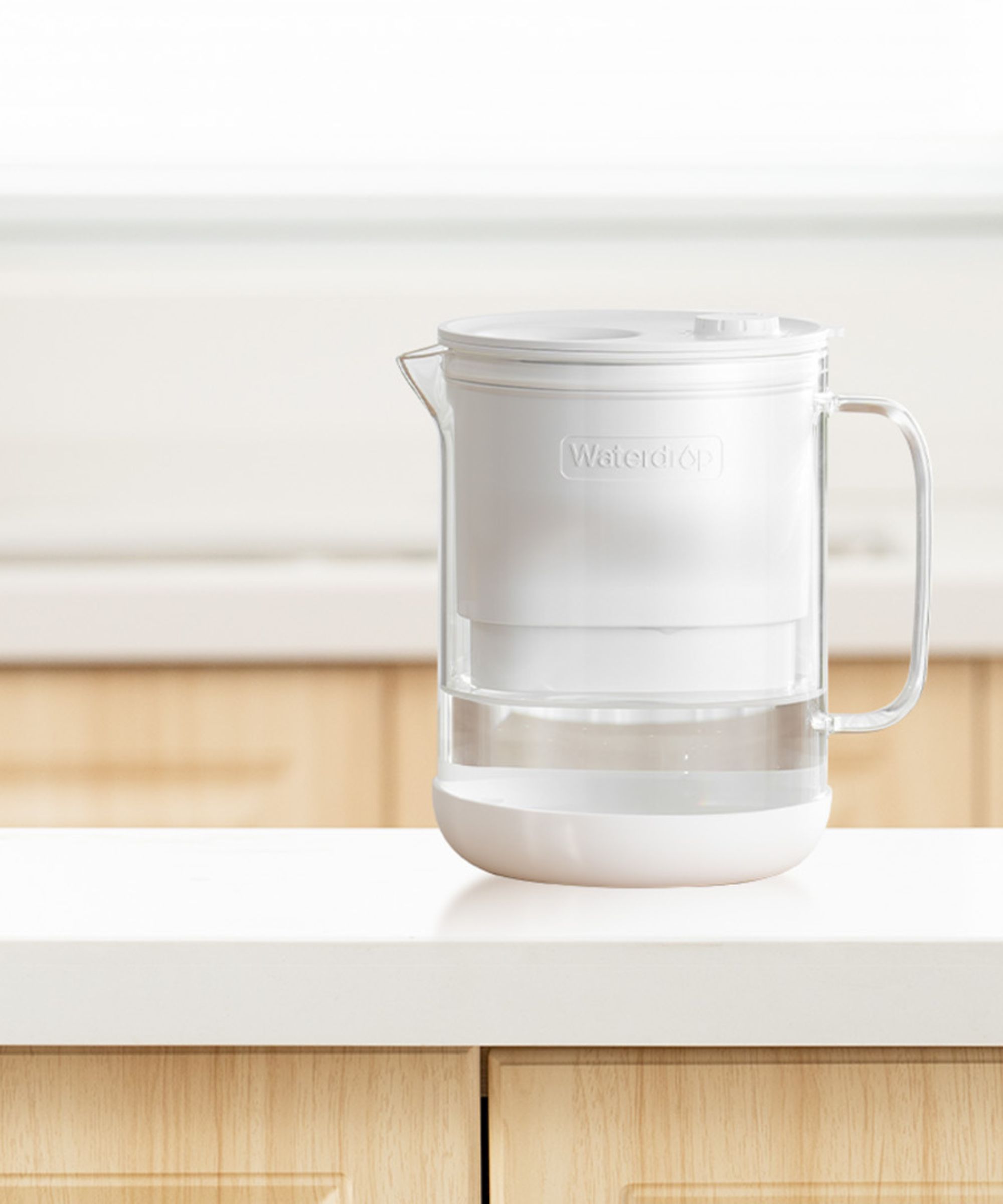 The Waterdrop Filter Glass Water Filter Jug