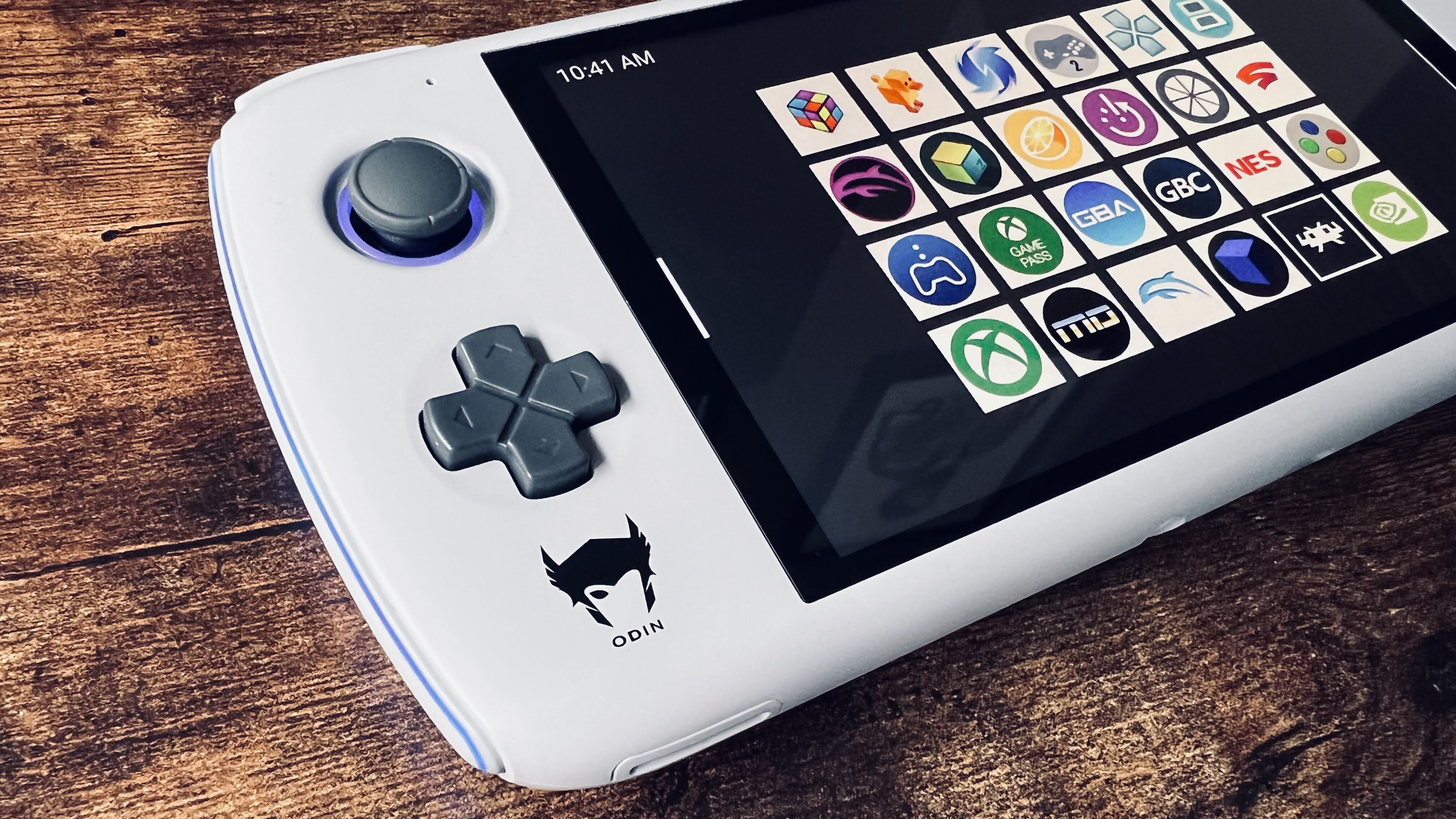 The Ayn Odin retro handheld gaming device