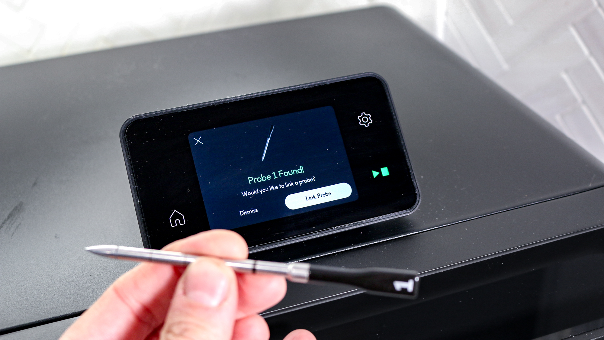 CHEF iQ MiniOven on a kitchen counter