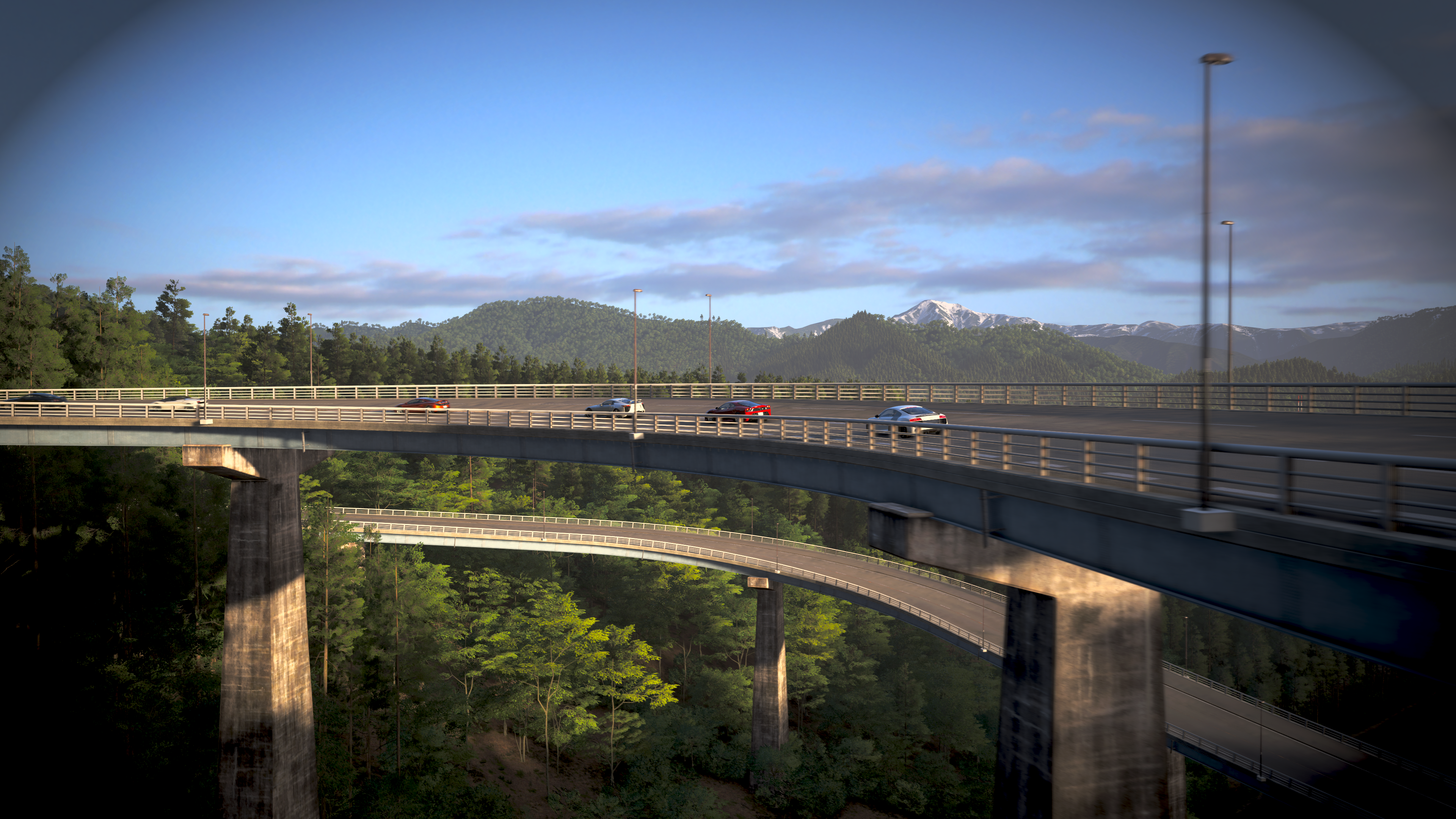 Forza Horizon 6 screens, cars driving in Japan