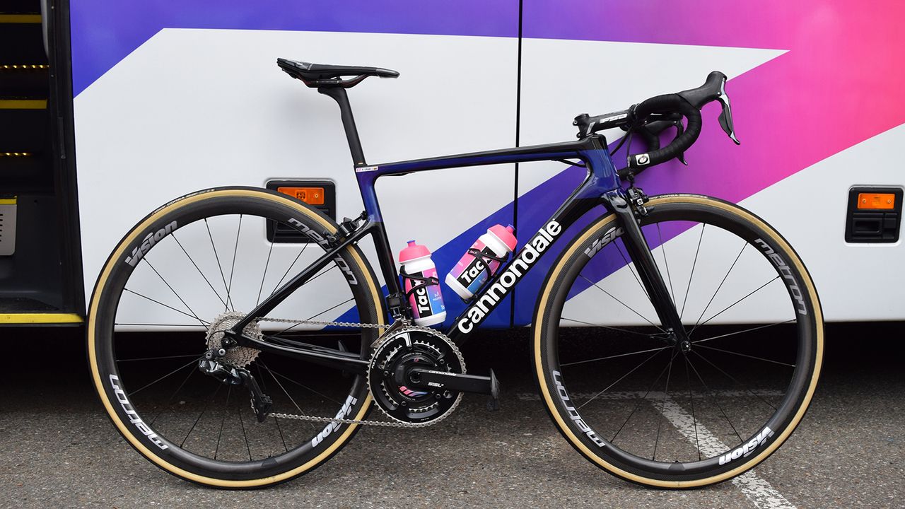 Rigoberto Uran's Cannondale Supersix Evo that was ridden to 7th place at this year's Tour de France